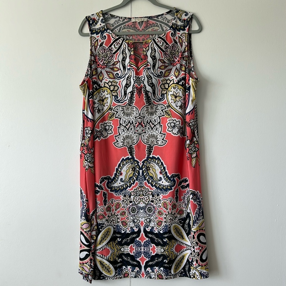 Haani Woman Multicolor Sleeveless Dress 1X